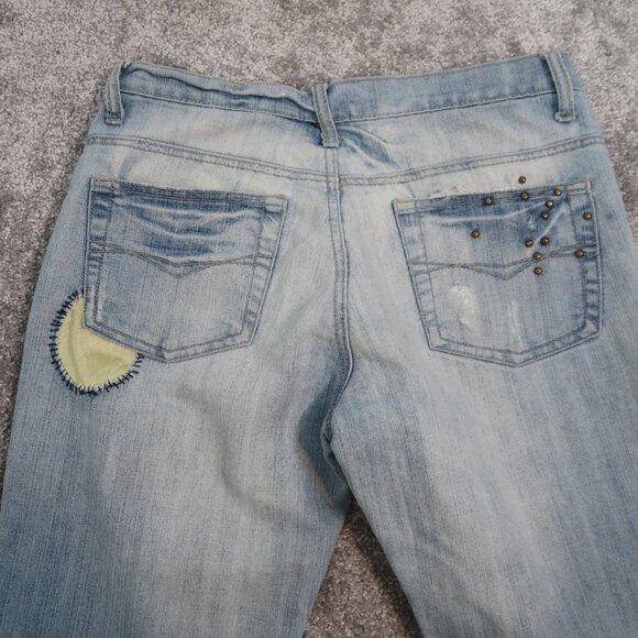 Vanilla Jeans With Turquoise Stones Size 11 - Picture 3 of 14